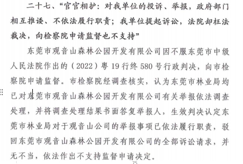 广东东莞观音山民企陷系统性维权困局