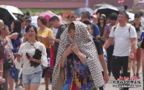 资料图：北京高温天气。记者 贾天勇 摄